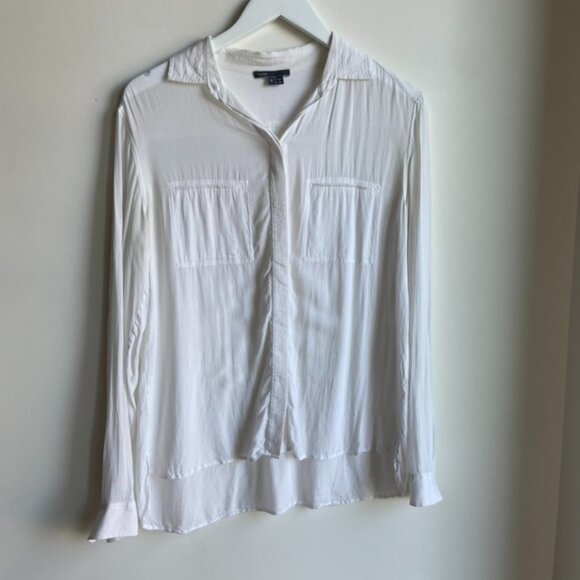 VINCE White Button Down Shirt - Picture 1 of 6